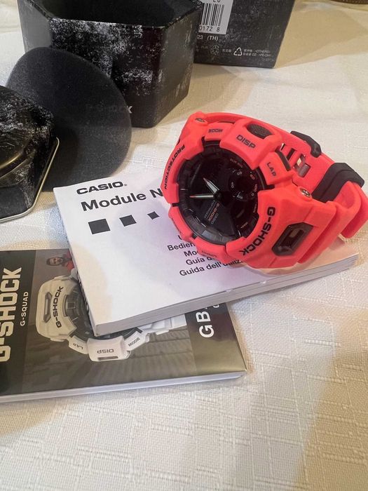 ceas casio G-SHOCK orange