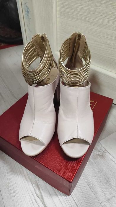 женские босоножки на каблуке (ankle cuff sandals)