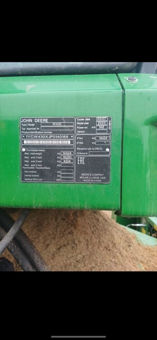 John deere g'alla kanbayini