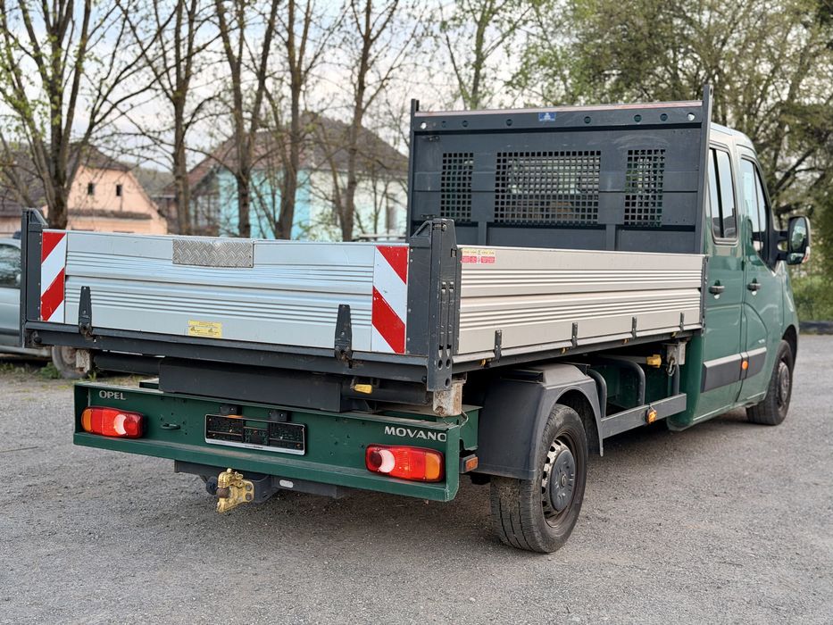 Opel movano 2.3 basculabil pe 3 parti, TVA DEDUCTIBIL, 2014, 143000km [3.5t se conduce cu B] NU RENAULT MASTER