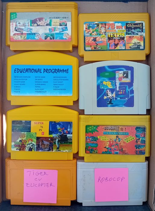 Casete joc vechi Terminator Famicom Sega Nintendo