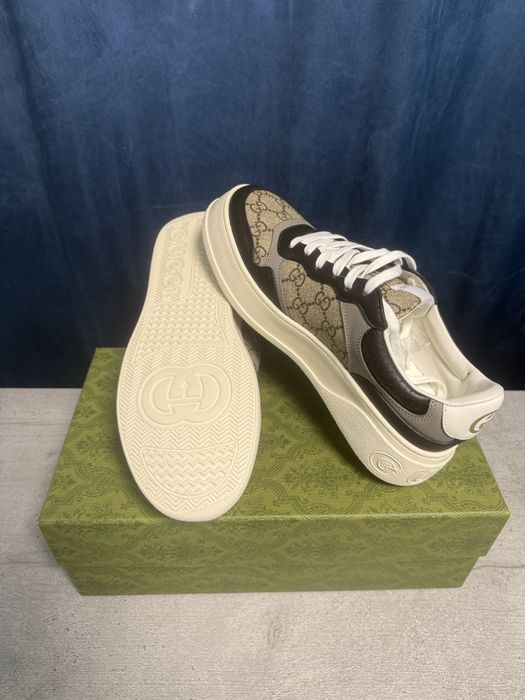 Gucci leather low trainers