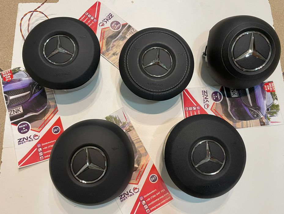Mercedes Benz AMG - airbag volan dual stage - SUA / cusatura piele