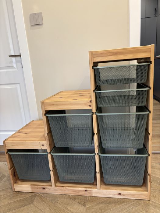 Секция с метални кутии TROFAST IKEA