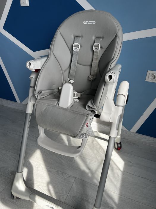 Peg Perego Детско Столче за хранене-шезлонг Prima Pappa Follow Me Ice