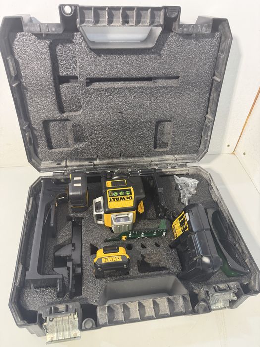 Laser dewalt 360 grade raza verde cu receptor