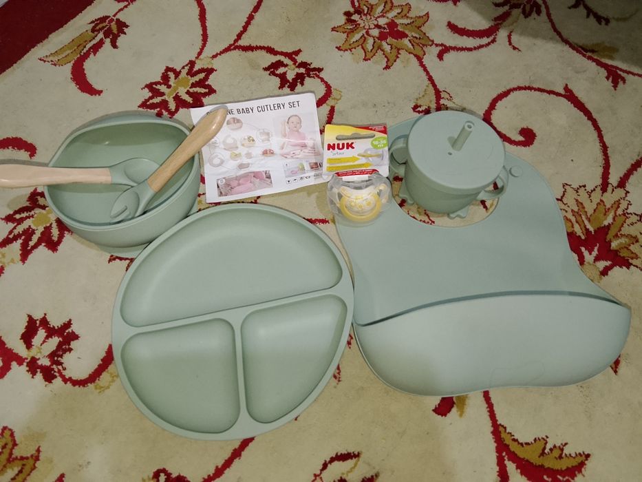 Детская посуда силиконовая