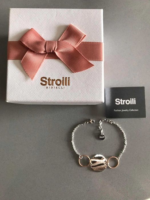 Дизайнерски комплект обеци  и гривна STROILI