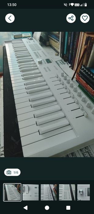 Orgă Arturia 61 de clape  + Pluginuri DAW (kontact+AnalogLab+altele)