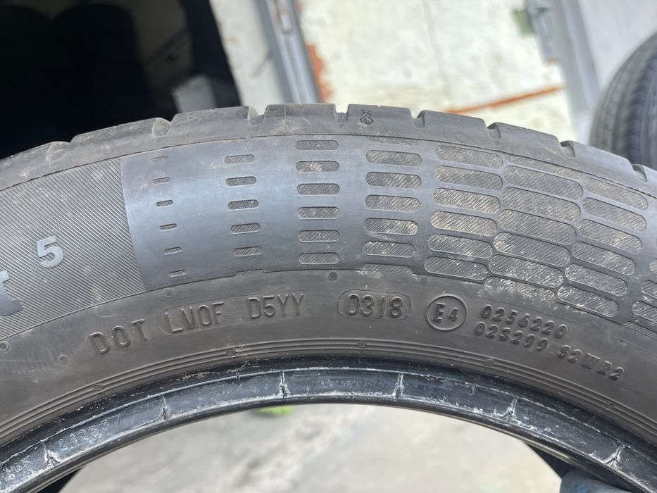 2 бр. летни гуми 205/55/16 Continental 6 mm DOT 0318