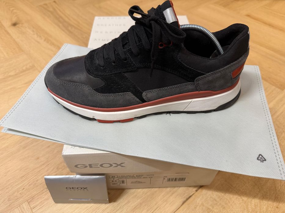 Pantofi Geox U Dolomia A – mărimea 40, culoare Anthracite/Black, în stare foarte bună