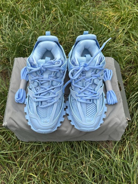 Adidasi Balenciaga Track / Baby Blue & Albastru / Calitate Premium