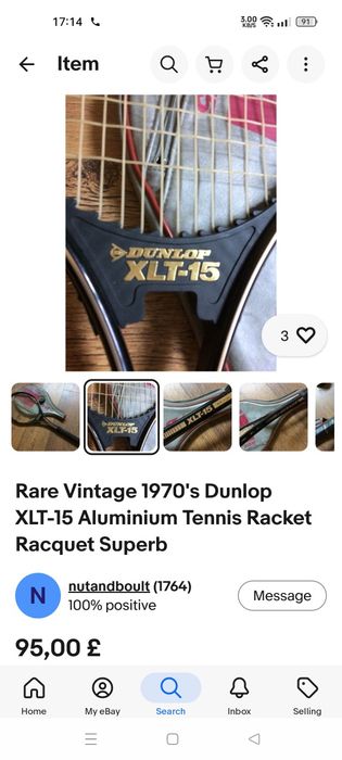 Racheta tenis Dunlop xlt-15!