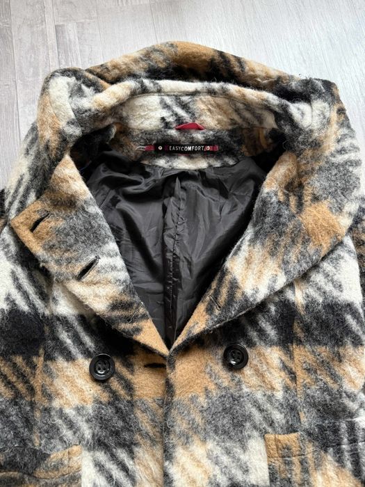 Многоцветно дамско палто