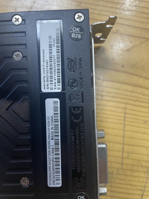 Видеокарта rtx 2060 super 8 gb