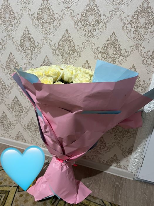 Метровый роза 51 шт