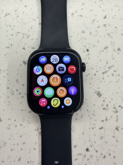 Apple Watch,10 GPS Cellular,jet black aluminium Case 46mm