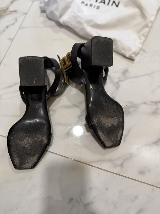 Дамски сандали естествена кожа Balmain Sandals - Calf-skin leather