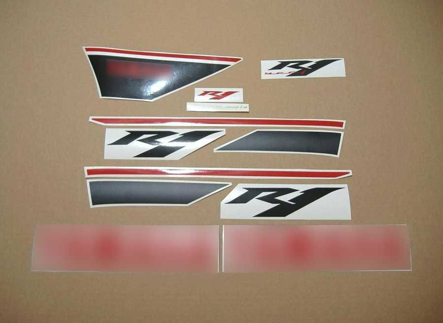 Стикери Yamaha R1 пето поколение 2009г-2013 лепенки Ямаха р1 rn22 yzf