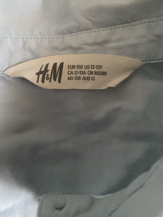 Рубашка голубая H&M