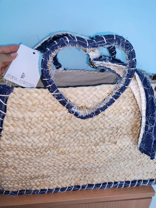 Дамска сламена чанта