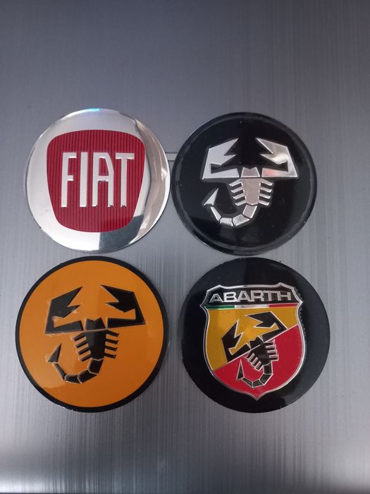 Fiat /abarth - set 4 capace pentru jante aliaj