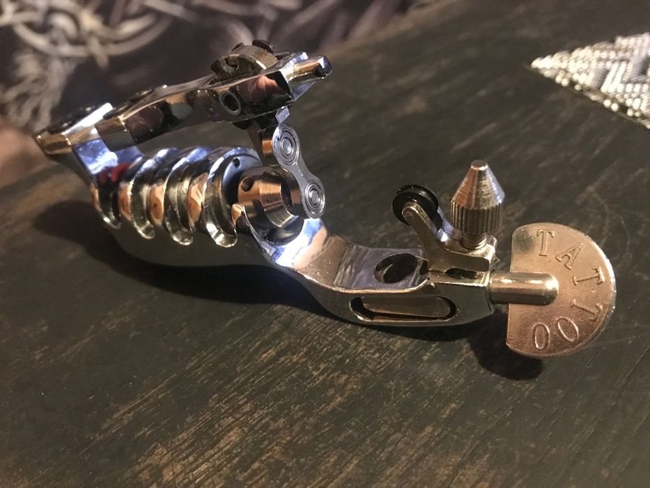 Универсална роторна таттоо машина хром