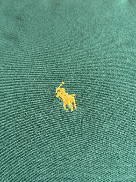 Polo Ralph Lauren Original Tricou Polo Verde Mărime L Custom Fit