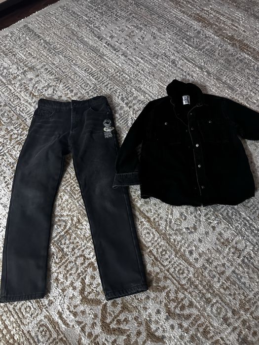 Джинсовая двойка на мальчика 140-146