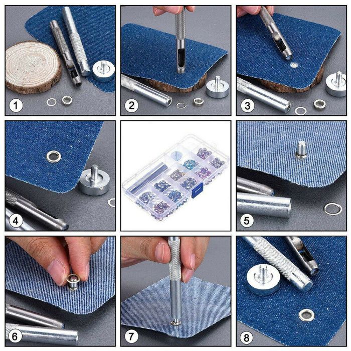 Set capse 400 buc 5mm diametru, Pentru haine, pantofi etc. Noi!