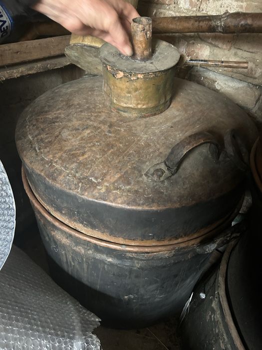Cazan tuica, cupru.