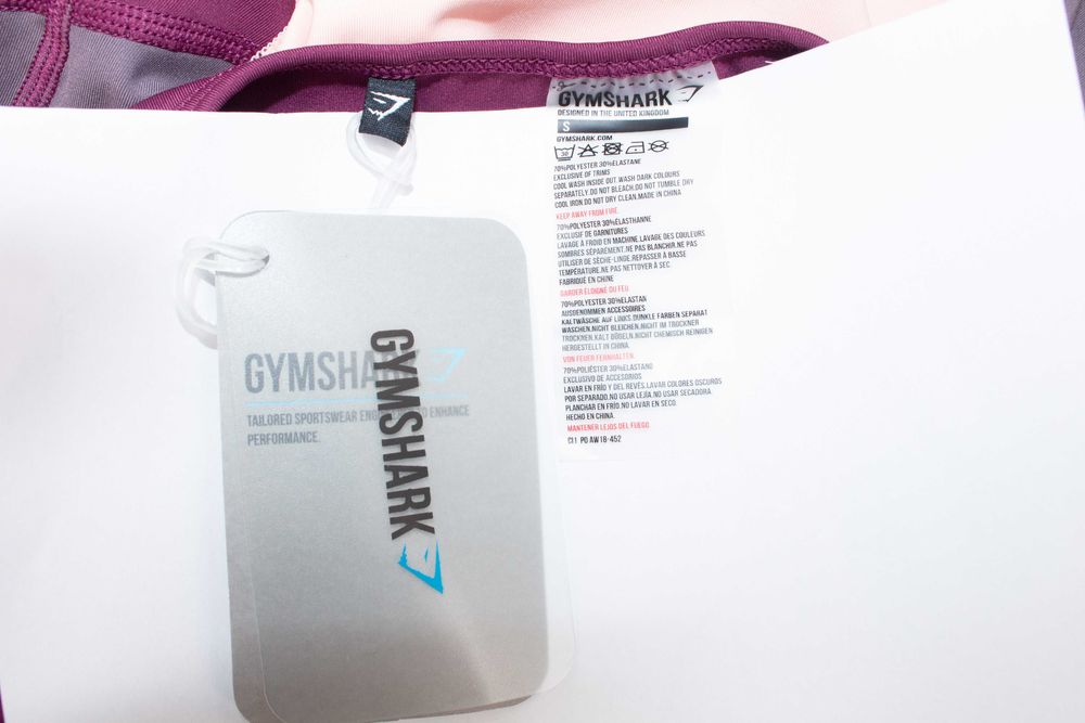 Gymshark дамска спортна блуза за бягане, фитнес, спорт S нова