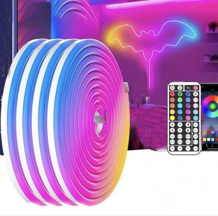 Bandă led ( interior-exterior) RGB