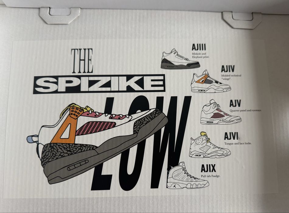 Jordan Spizike Low - ОРИГИНАЛНИ мъжки мaратонки - 44/28см