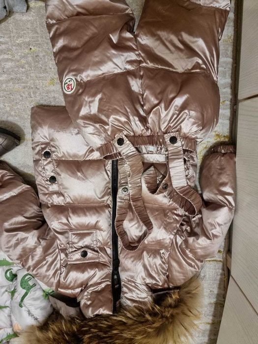 куртка на девочку  пуховик + демесезонная