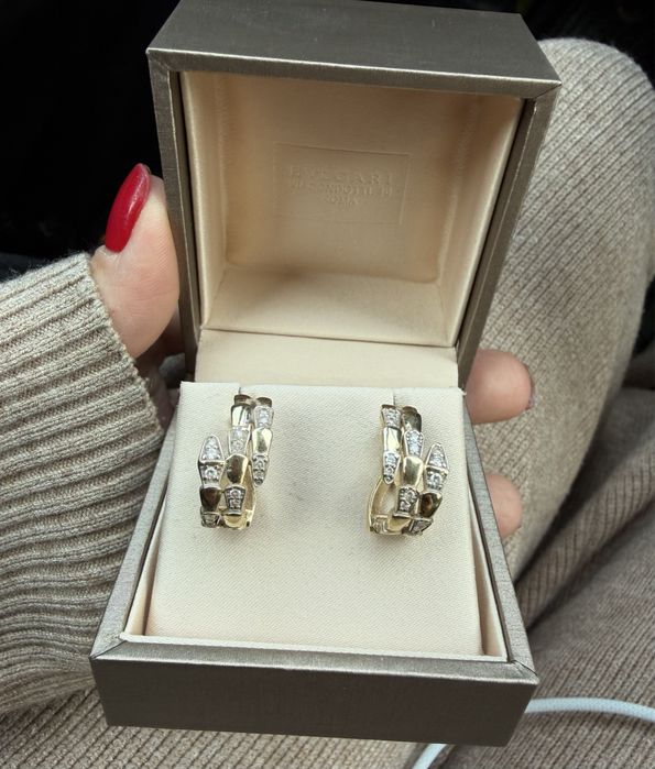 Золотые серьги 585 пробы