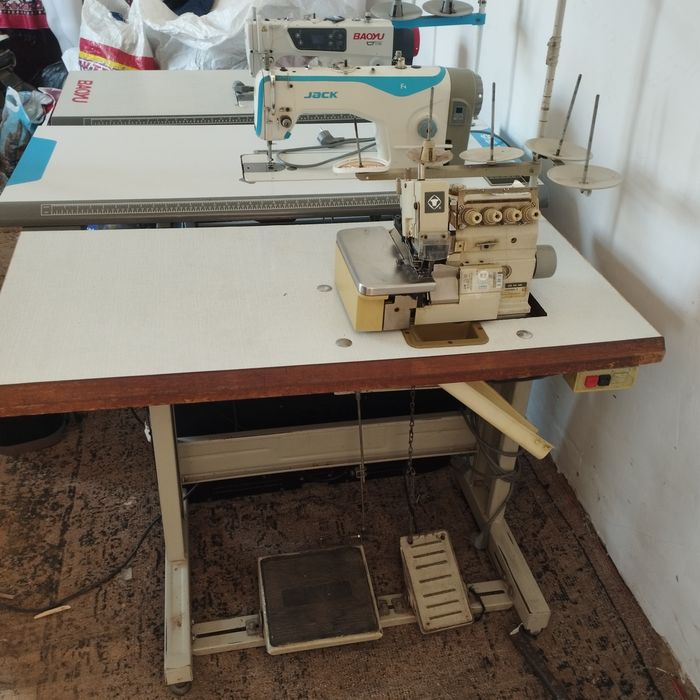 Jack moshina baoyu moshina toʻgʻri chok Tupikil averlok  5 iplik