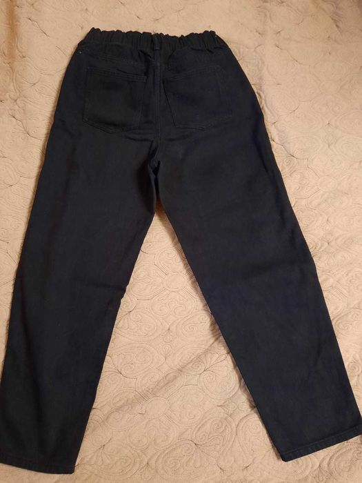 Blugi H&M negri high waist 38(M)