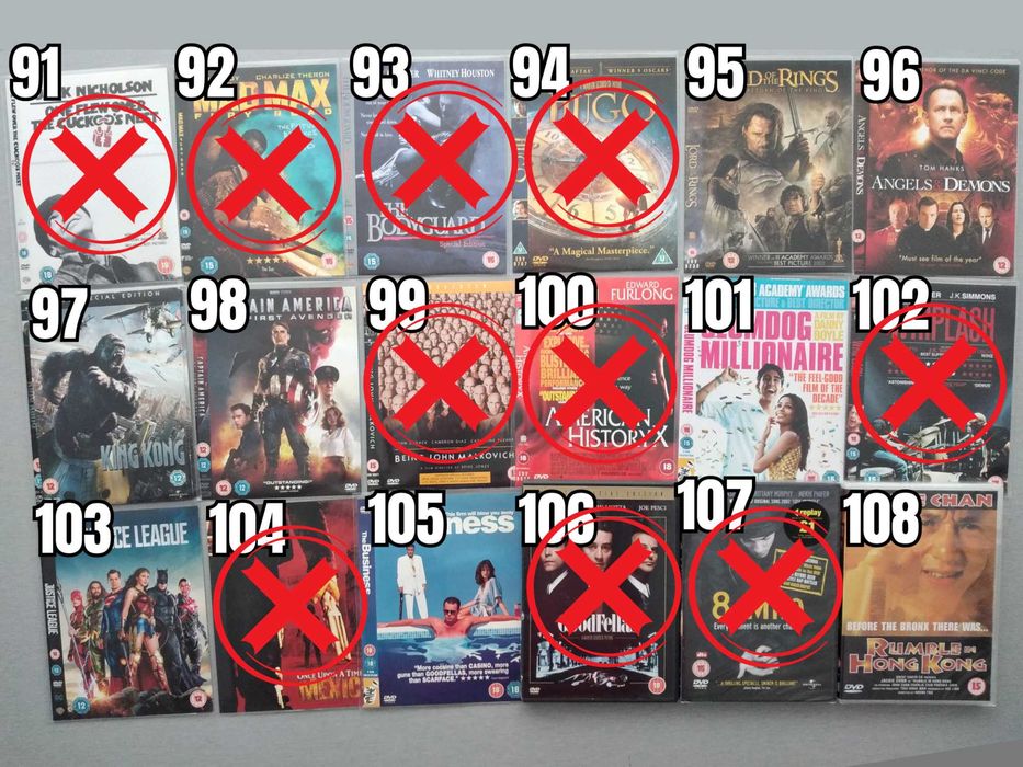 Екшън, Драма, Трилър, Ужаси Филми DVD's - Оригинални Филмови Дискове на Английски Език