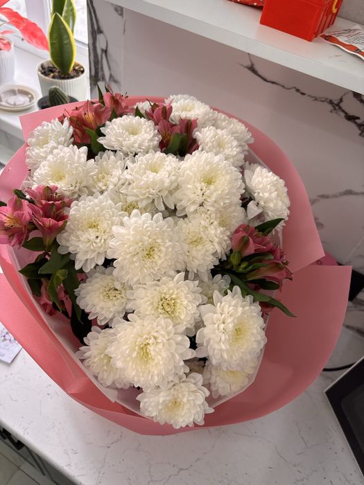 Цветы живые, свежые