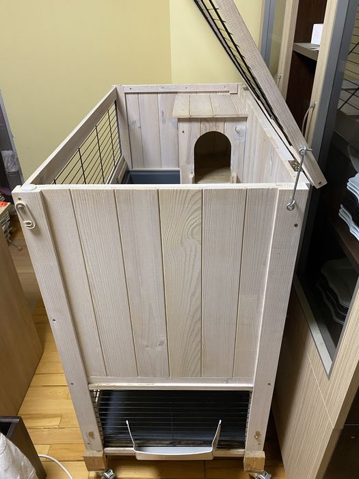 Ferplast Cottage Cușcă din lemn pentru animale mici 108 x 59 x 102 cm