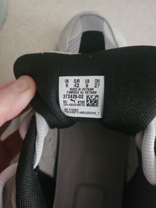 Adidasi Puma din piele intoarsa cu textil