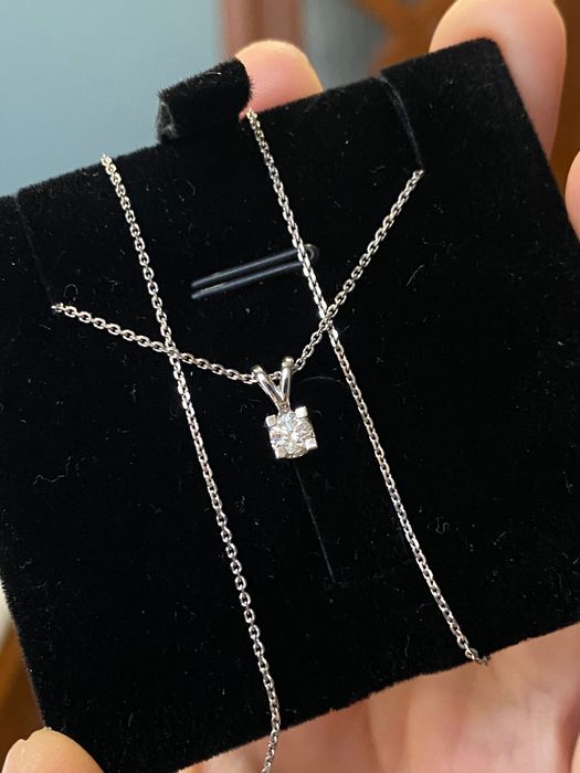 Колье с бриллиантом MIUZ