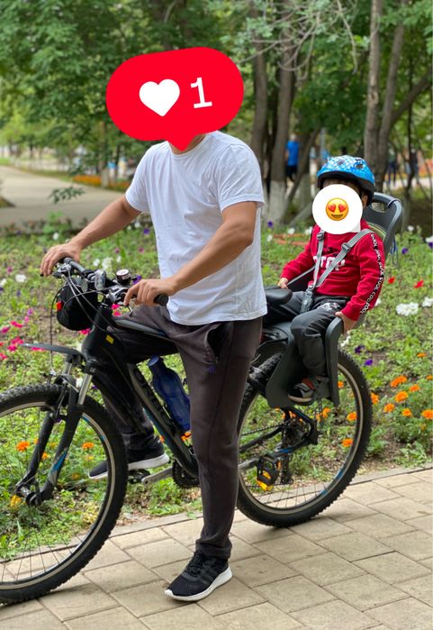 Велокресло детское