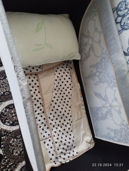 Детская кроватка+манеж