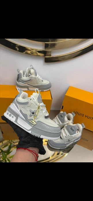 Adidasi Louis Vuitton Skates Grey copii