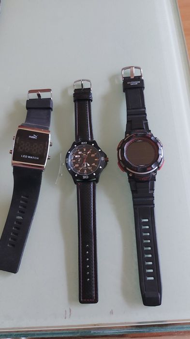 Мъжки часовник черен