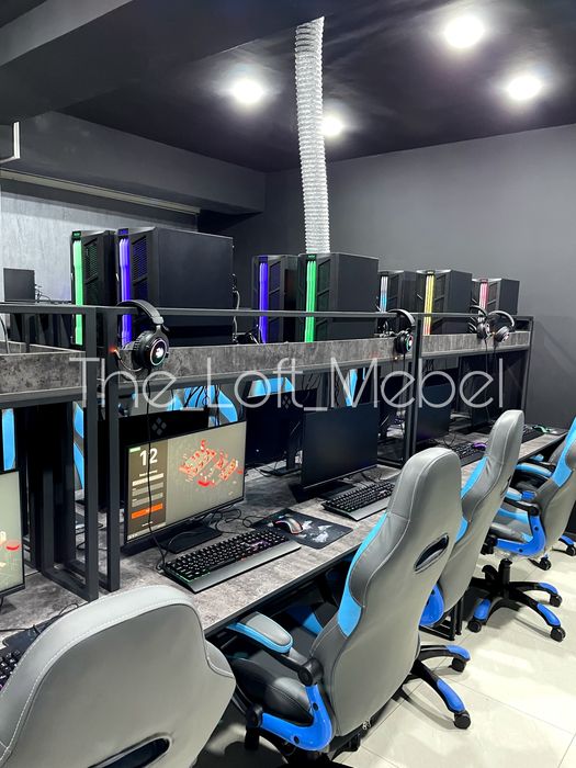 Game club Мебель в стиле ЛОФТ. Для 10 человек 500$