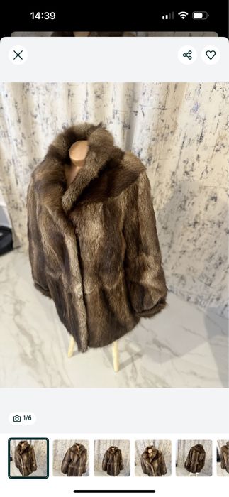 Haina din blana naturala 500 de lei bucata