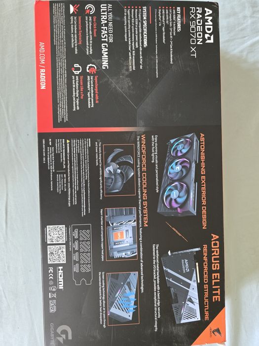 Gigabyte RX 9070 XT Aorus Elite 16GB, sigilat